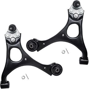 Front Lower Control Arm and Ball Joint Assembly Compatible With 2006-2011 Honda Civic (For 1.4L and 1.8L) / 06-11 Acura CSX AUQDD K620382 K620383 Left Right 2Pc Set Suspension