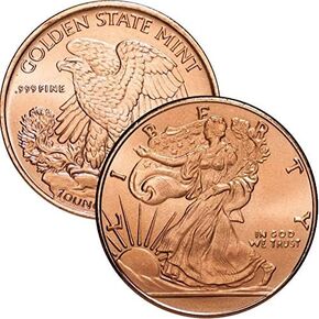 1 أوقية .999 ميدالية من النحاس النقي (دونالد ترامب - الرئيس الخامس والأربعون) in Kuwait