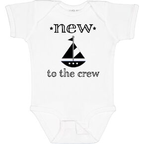 inktastic New To the Crew Newborn Baby Bodysuit
