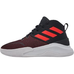 حذاء كرة السلة OwnTheGame للرجال من adidas، أسود/أحمر/أبيض - - 9 M US