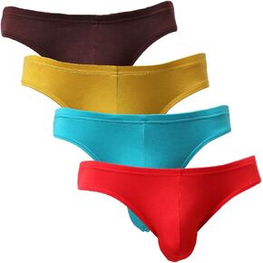 Summer Code Mens Soft Modal Briefs Low Rise Lightweight Underwear