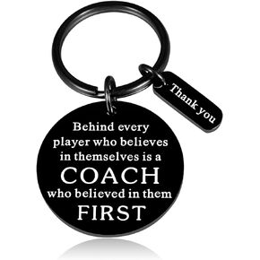 Baseball Coach Gifts Keychains Cheer Coach Gifts for Women Men Soccer Softball Volleyball Coach Appreciation Thank You Farewell Best Coach Gift for Basketball Tennis Gymnastics Team