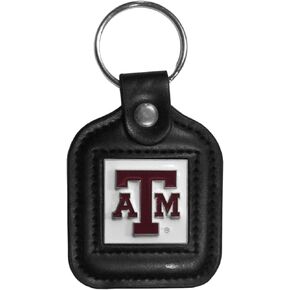 Siskiyou NCAA unisex-adult Square Leather Key Chain