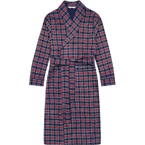 Mens Premium 100% Cotton Flannel Robe