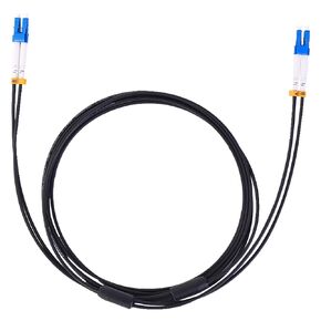 GESD LC-SM Outdoor Cable 100m Duplex 9/125 SM Fiber Optic Cable Jumper Optical Patch Cord Singlemode 100Meters LC-LC