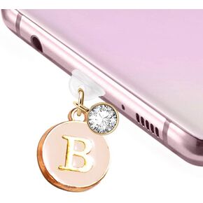 ELISE & FONDA TP2 Type-C منفذ شحن USB مضاد للغبار، قابس صغير على شكل حرف B للهاتف الخلوي لهاتف Samsung Galaxy/Huawei/OnePlus/Xiaomi/oppo وهواتف Android الجديدة (بلانشدالموند) in Kuwait
