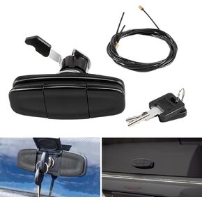 Black Twist Handle Kit 113436 Topper Tonneau T-Handle, for Leer 100XQ/100XL/100XR/TSC700 Truck Cap, 2 Keys Included