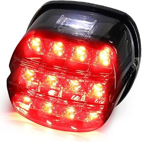 2" LED Turn Signals Brake Running Light Bullet Style Rear 1156 Red LED Turn Signal Kit for Motorcycle Sportster Street Glide Road King Softail Electra Heritage Dyna Fatboy