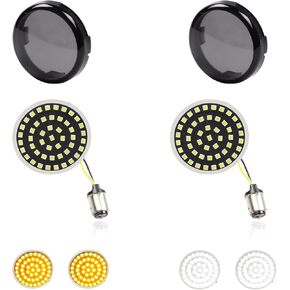 1157 إشارات الانعطاف الخلفية LED مصابيح تشغيل الفرامل المتكاملة المصابيح الخلفية للدراجات النارية لـ Harley FLS Softail Slim Breakout Dyna Wide Glide Sportster XL883N XL1200X in Kuwait