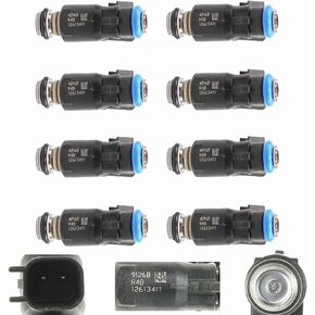 Fits 2010-2017 Replacement For Chevrolet GM V8 4.8/5.3L OEM Fuel Injector 12613411 Set 8
