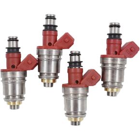 labwork 4X 16600-86G00 1660086G00 Fuel Injectors Replacement for Nissan Pickup 2.4L 1995/Nissan D21 1990-1994 2.4L