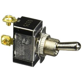 Pollak 34-571P Toggle Switch (On-Off), Silver Handle