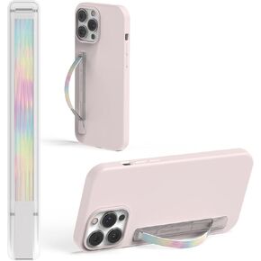 SleekGrip Essential: Swappable Phone Stand& Phone Grip - Ultra Thin Convertible Grip Holder Fits Most iPhone and Android Cases, Strap Holder Compatible with Wireless Chargers and Car Mounts
