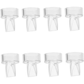 GLEAVI 8 Pcs Breast Pump Accessories Silicone Breast Pump Part Small Breastfeeding Accessory Drain Valve Baby Product Women Breast Pump Parts Flat Sucker Silica Gel Miss