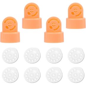 12pcs Breast Pump Parts Compatible with Medela, Membranes Valves for Breast Pump Accessories Replacements Compatible with Pump in Style Advanced Harmony Swing Hand Pumps
