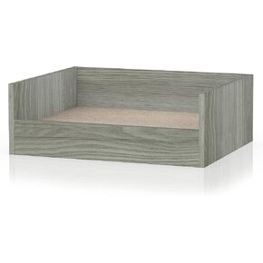 Way Basics Cat Bed Deluxe Lounge Scratcher, White