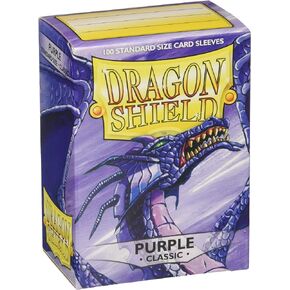 Fantasy Flight Games Dragon Shield ART10009 Classic Standard Size Sleeves 100pk-Purple