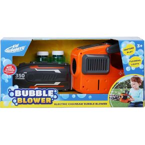 Kid Galaxy: Bubble Blower - Electric Chainsaw - 14" Flashing Lights Blaster, Outdoor Realistic Looking Chainsaw, 6oz Bubble Solution, Kids Toy, Age 3+