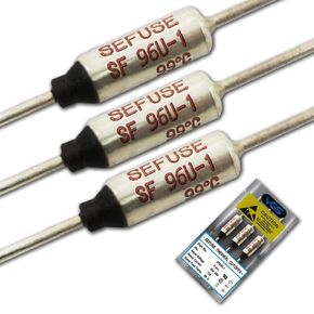 SF96U-1 Fuse, SF96U-1 Fuses, Fuse SF96U-1, Fuses SF96U-1, SF96U-1 Microtemp Thermal Fuse SF96U-1 Thermal Fuse Thermal Cut Out 99C Cutoff 99 Degree 110VAC /250VAC 15A Vigor_Source 20/Packs