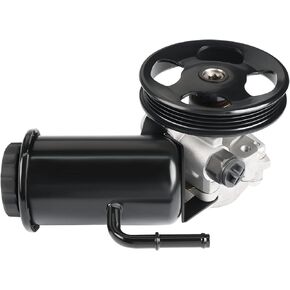 Power Steering Pump with Pulley & Reservoir Compatible with Toyota 4Runner 1996 to 2002, Toyota Tacoma 1995 to 2004, Toyota T100 1995 to 1998, Replacement for 21-5229, 56110-RAA-A01