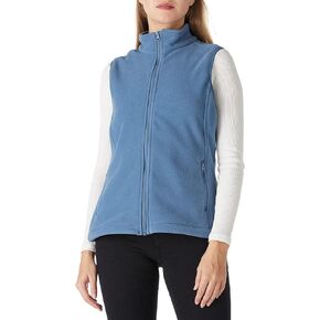 Outdoor Ventures Women's Polar Fleece Zip Vest Outerwear with Pockets,Warm Sleeveless Coat Vest for Fall & Winter