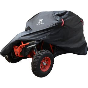 X AUTOHAUX UTV Cover for Polaris RZR for Ranger for Can Am Defender Maverick Sport Commander 210D Oxford All-Weather Protection Quad Cover fit Most 2-3 Seaters Large 125.98"x70.87"x74.80"