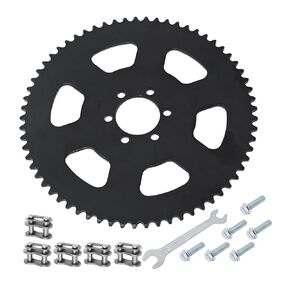 65 Tooth #35 Chain Rear Sprocket Compatible 100cc 98cc 97cc 2.5hp Fit for Coleman CT100U Trail CK100 CC100X