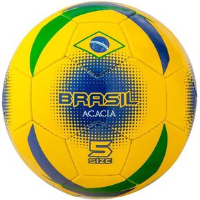 كرة القدم العالمية من أكاسيا البرازيل، أصفر/أخضر/أزرق، مقاس 5 in Kuwait