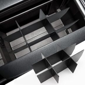 MARCHFA Center Console Divider Organizer Compatible for 2020 2021 2022 2023 Toyota Highlander Accessories Armrest Box Divider Organizer