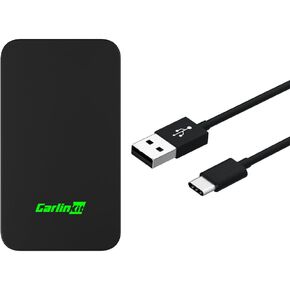 CarlinKit 5.0 Wireless CarPlay/Android Auto Adapter USB for Factory Wired CarPlay Cars (Model Year: 2015 to 2024), Wireless CarPlay/Android Auto Dongle Convert Wired to Wireless CarPlay/Android Auto