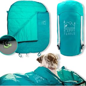 Ultralight Dog Sleeping Bag Backpacking—Outdoor Dog Bed for Hiking—Backpacking Gear for Dogs—Dog Hiking Gear—Dog Camping Gear—Packable Sleeping Bag for Dogs—Dog Travel Bed (Medium)