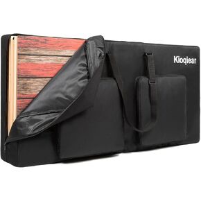 Cornhole Carrying Case Fits 4' x 2' Regulation Size Board,Heavy-Duty Cornhole Boards Bag with Protective Padded Foam and Two Large Pockets for Cornhole Outdoor Games, Only Bag.