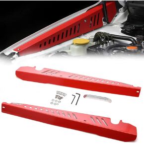 for Subaru 2015-2020 WRX & STi Red Aluminum Fender Shrouds