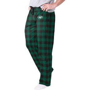 FOCO New York Jets NFL Mens Buffalo Check Lounge Pants - L