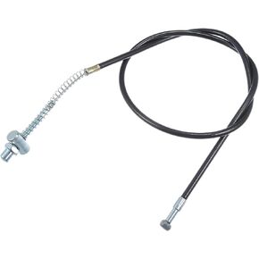 كابل فرامل أمامية X AUTOHAUX مع موصل مستقيم لملحقات الدراجة النارية لـ YAMAHA PW50 Y-Zinger 50 PY50 1981-2009 باللون الأسود والفضي