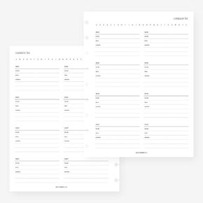 قائمة جهات الاتصال الكلاسيكية Happy Planner، إدراج جدول الأعمال، إعادة تعبئة لـ 9 أقراص، دفتر ملاحظات 7 × 9.25