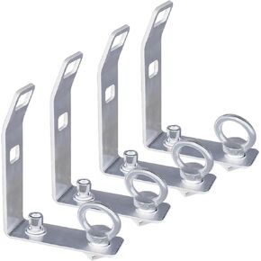 Load Stops Replacement T-Slot Truck Cross Bar for Ladder Firewood Skis Snowboard Kayak Rooftop Racks roof Rack Accessories 304 Stainless Steel Material Quality (4 PCS)