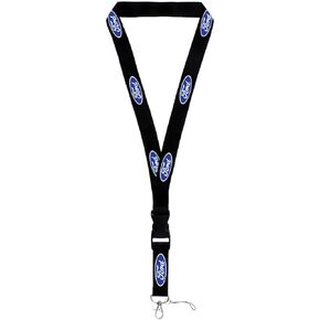Au-TOMOTIVE GOLD Lanyard Key Chain for Ford (Black)