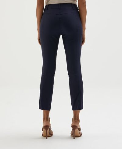 بنطال Rafaella النسائي من الساتان الفاخر، درزة داخلية 27 بوصة، قماش مطاطي، لوحات خصر مرنة، مقاس كلاسيكي in Kuwait