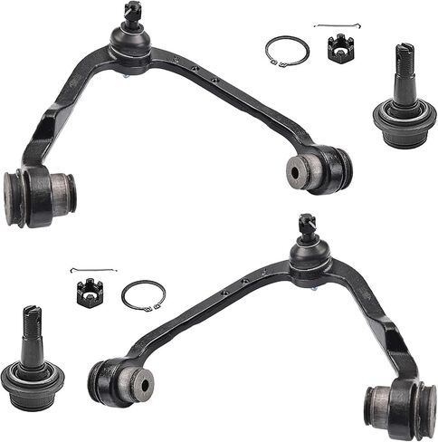 ASTARPRO 2WD 4 قطع ذراع التحكم العلوي الأمامي + مفصل كروي سفلي متوافق مع Ford F-150 F-250 Expedition Lincoln Navigator Blackwood K8726 K8728 K8695 in Saudi Arabia
