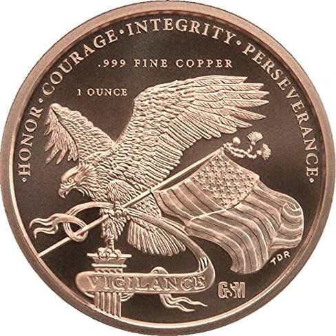 1 oz .999 Pure Copper Medallion (Donald J Trump - 45th President) in Saudi Arabia