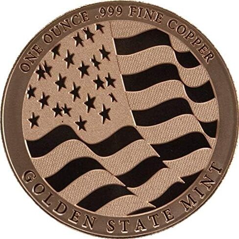 1 oz .999 Pure Copper Medallion (Donald J Trump - 45th President) in Saudi Arabia