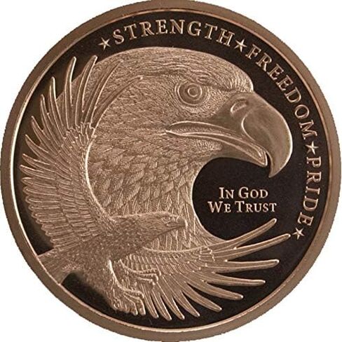 1 oz .999 Pure Copper Medallion (Donald J Trump - 45th President) in Saudi Arabia