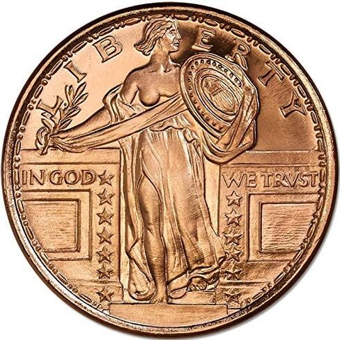 1 oz .999 Pure Copper Medallion (Donald J Trump - 45th President) in Saudi Arabia