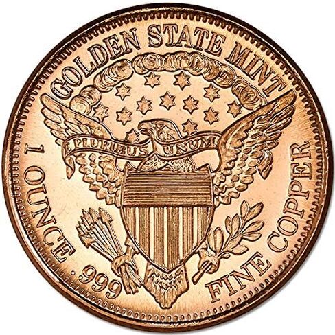 1 oz .999 Pure Copper Medallion (Donald J Trump - 45th President) in Saudi Arabia