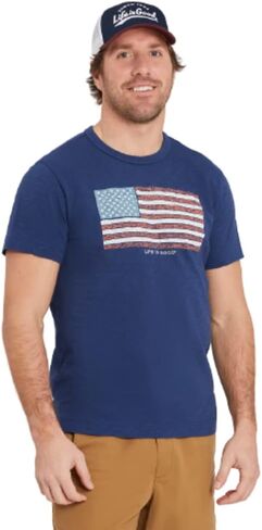 Life is Good Men's Textured Slub Tee in Saudi Arabia