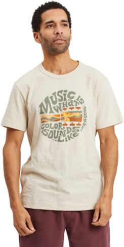 Life is Good Men's Textured Slub Tee in Saudi Arabia