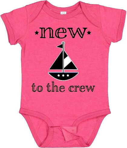 inktastic New To the Crew Newborn Baby Bodysuit in Saudi Arabia