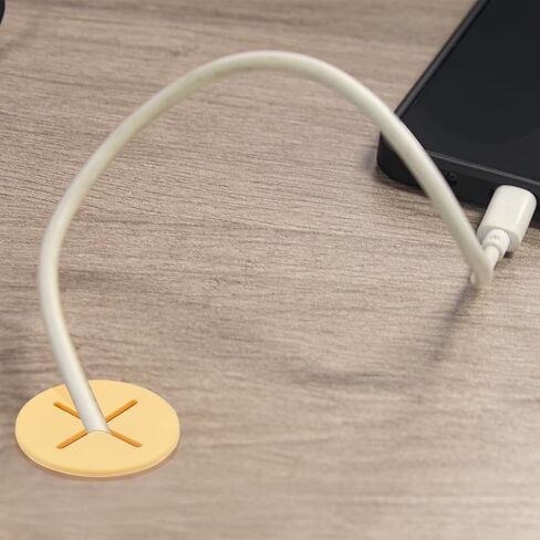 ELANE 30 Pcs Rubber Wire Grommets,Desk Cord Hole Cover,Wall Grommets for Cables Hole Cover for Cords (3/4inch,1inch) (Black) in Kuwait