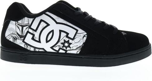 DC Men's X Star Wars Sneaker Collection Skate Shoe, Black/White/Grey (Net), 12 in Saudi Arabia